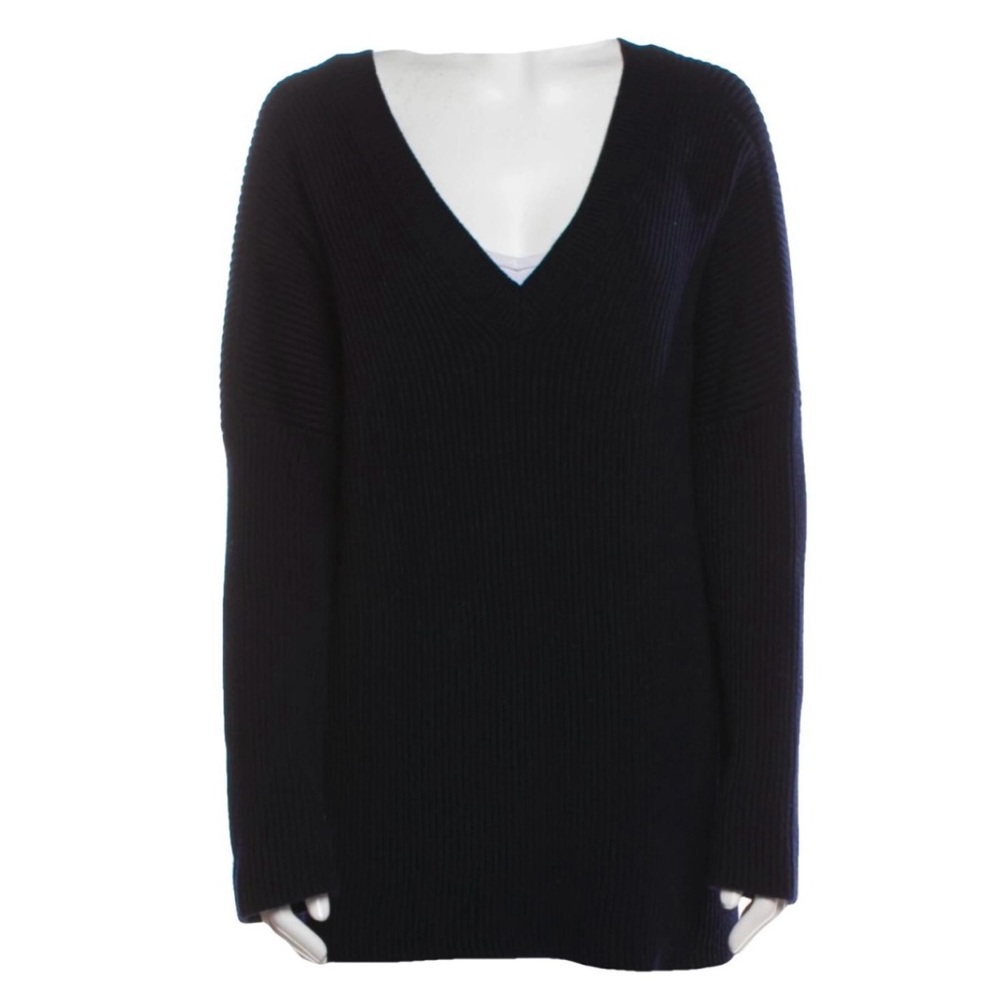 STELLA MCCARTNEY 
navy blue wool oversized sweat